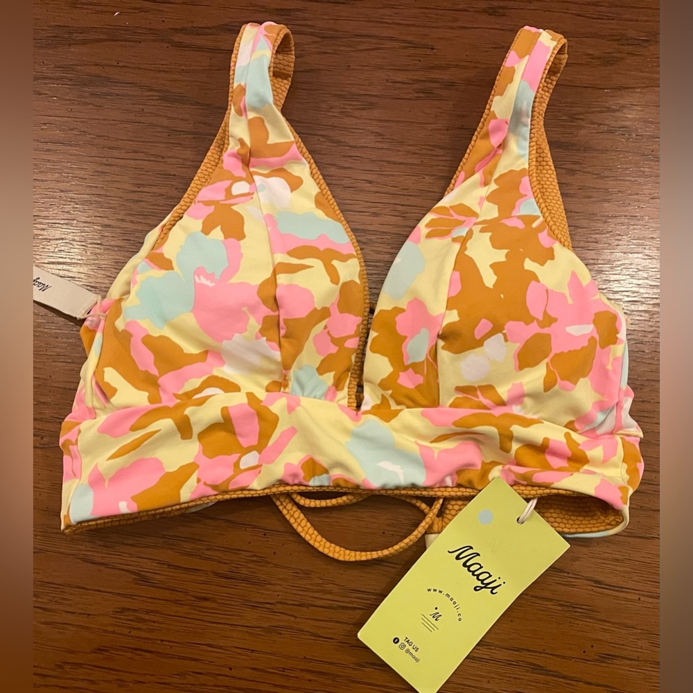 Reversible Maaji bikini top.